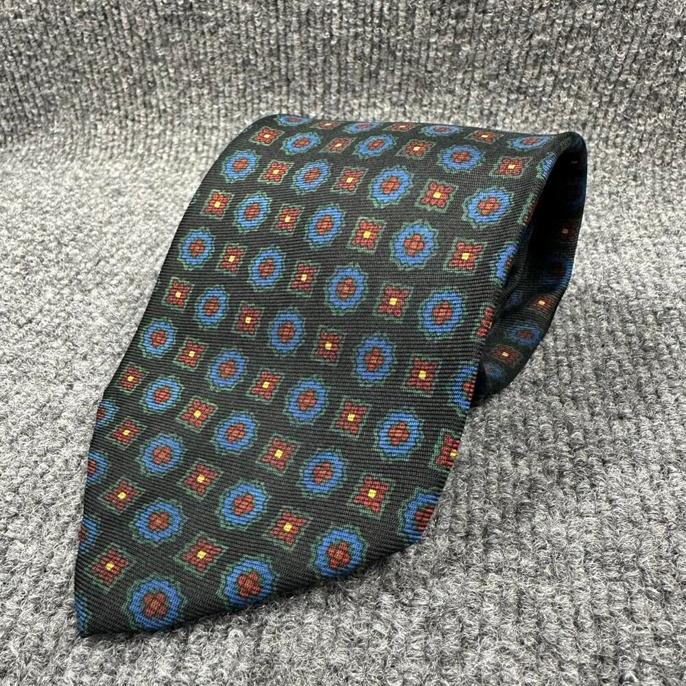 RARE Polo Ralph Lauren Men’s Silk Neck Tie Unique Abstract Old Money Preppy